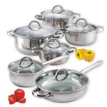 Kitchen Tool 12PCS Cookware Set with Lid