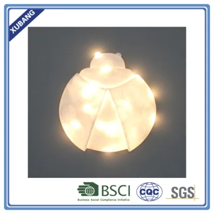 honeybee wall plaque with LED lights, wall lights