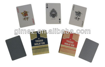 Texas playing cards with jumbo index