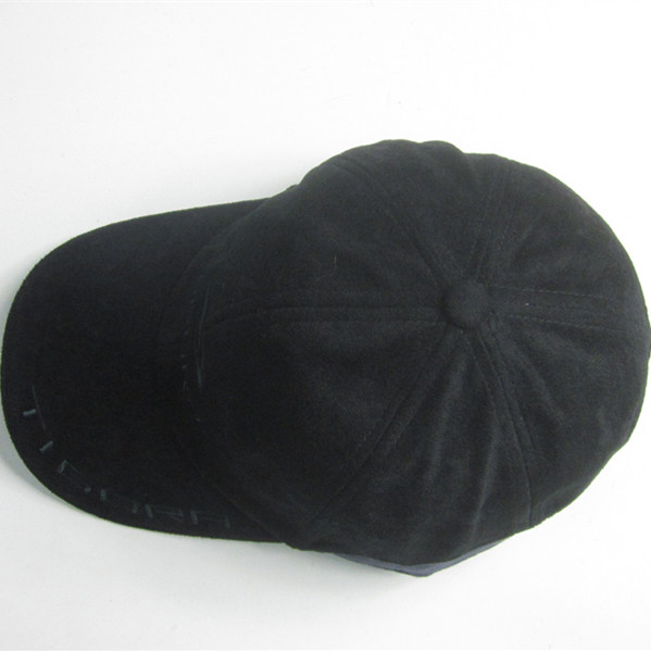 Tela de gamuza Peak bordado Sport Cap