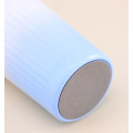 Stainless steel striped insulated straight cup
