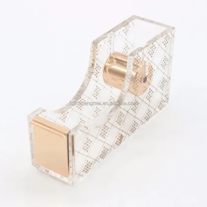 Clear Desktop Stationery Tape Dispenser - Office Supplies Adhesive Tape Dispenser