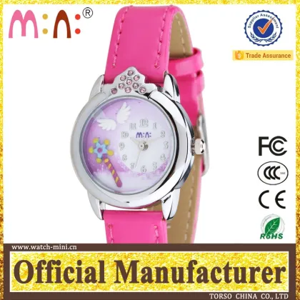 Factory wholesale high quality 3D lovely bear water resistance rolling case boy london watch