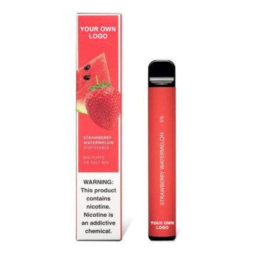 Customized Logo Strawberry Kiwi 800 Puffs Vape Pen