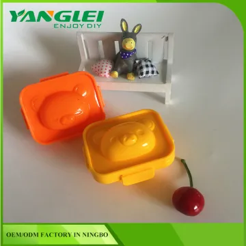 2pcs Bear rice mold