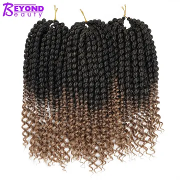 New natural color synthetic Hair fiber Products vendors crochet braids senegalese twist Ombre senegelese twisted hair Curly End