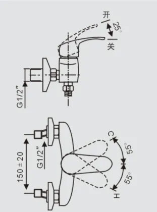 Shower Room Brass Hand Shower Faucet