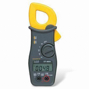 Clamp-on Power Meter with Long Working Time, 1.25-inch Jaw Opening to Measure Current Up to 600A