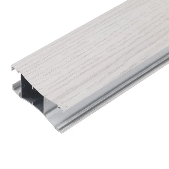 Environmentally wood grain wardrobe door aluminum profile