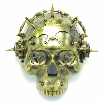 Cyberpunk Realistic Skeleton Full Head Mask for Halloween and Cosplay