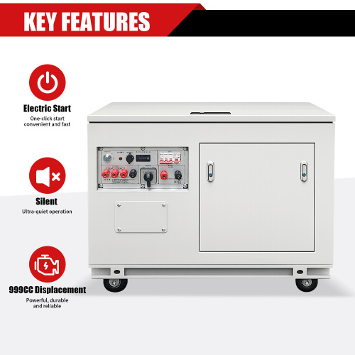Générateur d'essence AVR silencieux 15kVA