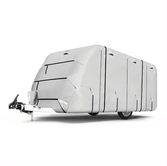 Upgraded Durable 300D Oxford Top Waterproof UV Resistant Hail Protection Caravan Long Travel Trailer Canvas RV Cover