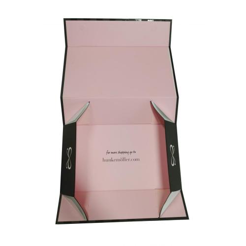 Black UV Spot paper foldable box