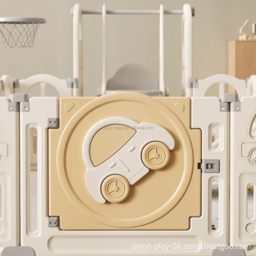 Baby Playpen with Slide and Swing