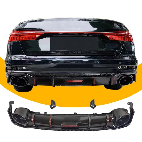 2019-2023 RS6 Rear Diffuser Kit for Audi A6 C8 - Upgrade Tail Pipe Bumper