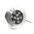 9W RGB LED ضوء تحت الأرض