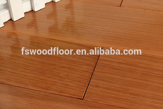 high gloss Tauari(brazilian oak) solid wood flooring