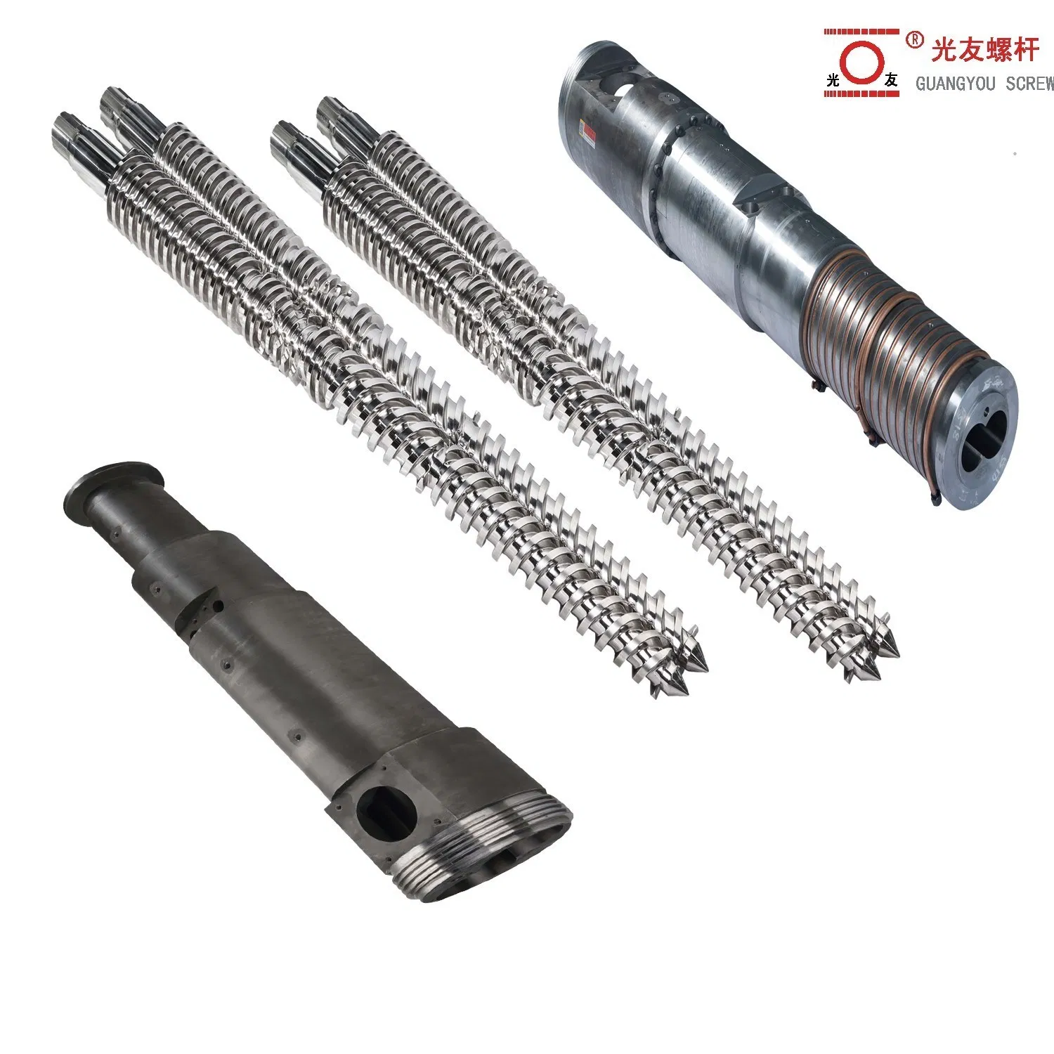 Mataas na output conical twin screw barrel para sa SPC floor