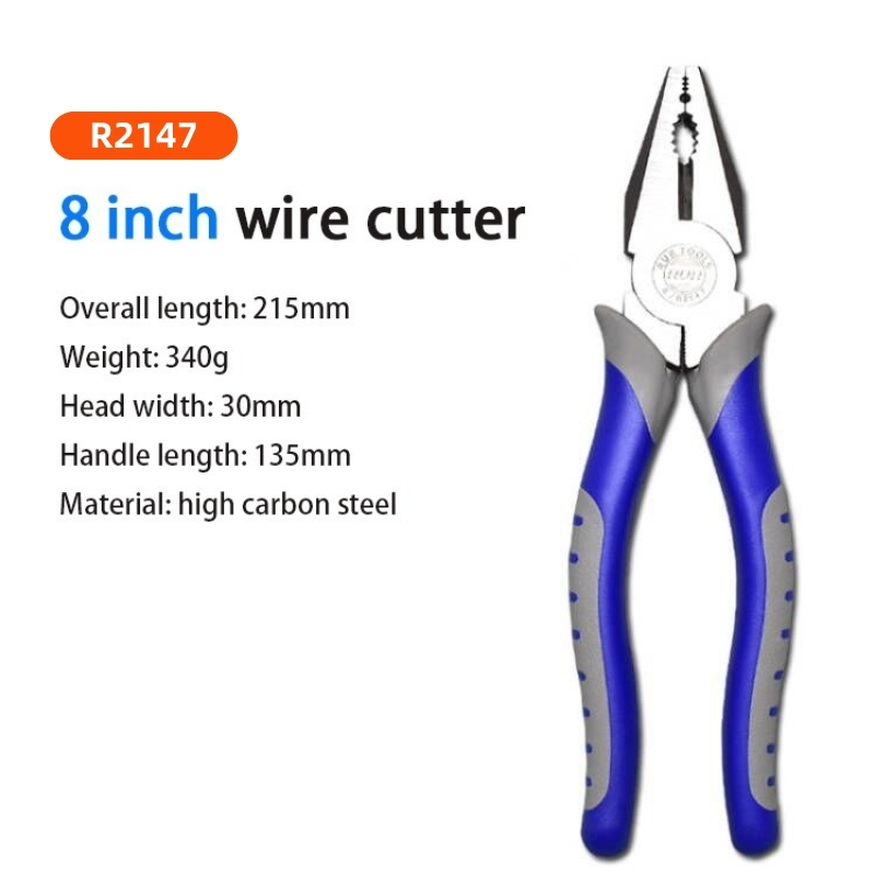Industrial grade labor saving wire pliers 9 inch multi function wire stripper crimping pliers