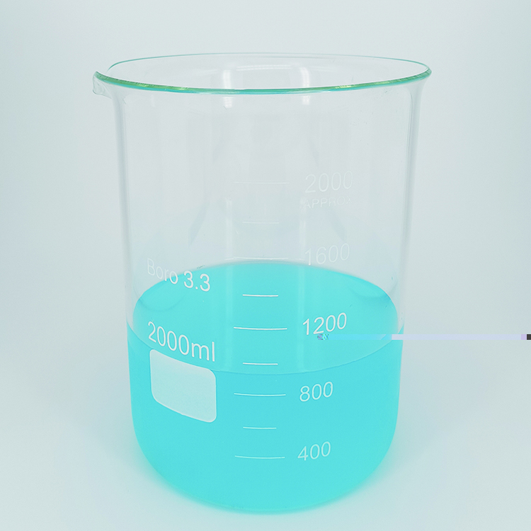 2000 ml de borosilicate 3,3 Bécher en verre avec bec