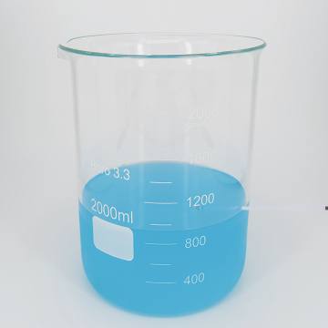 2000 ml de borosilicate 3,3 Bécher en verre avec bec