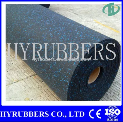 rubber flooring tile , rubber gym floor in roll