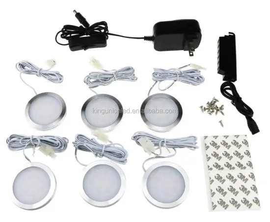 Online Best-selling LED Round Under Cabinet Light SMD2835 4*2W/3*2W Warm White/White/RGB" could be simplified to:

"Best-selling LED Round Under Cabinet Light SMD2835