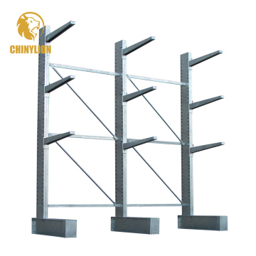 Rak cantilever tugas berat bujang atau ganda wajah