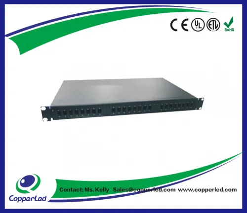 Fo Patch Panel Sc Type 24 Port, 19'' 1u Rack Mounted, High Quality Fo ...