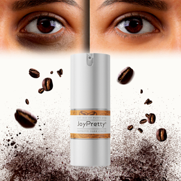 JoyPretty Caffeine Eye Cream: Organic Solution for Dark Circles, Puffiness, and Eye Bags