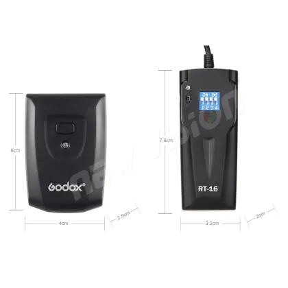 Godox 16 Channels Wireless Flash Trigger Set RT-16 for Canon Nikon Pentax SLR Cameras