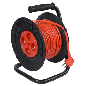 German Brand 4-Way 10M Capacity Extension Cord Cable Reel