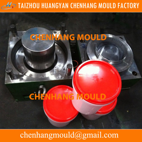 Machinery mould for plastic paint bucket, moulds injection plastic bucket, moulding for plastic bucket 20 liter