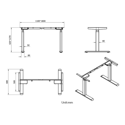 Pneumatic VS Electric Standing Desk