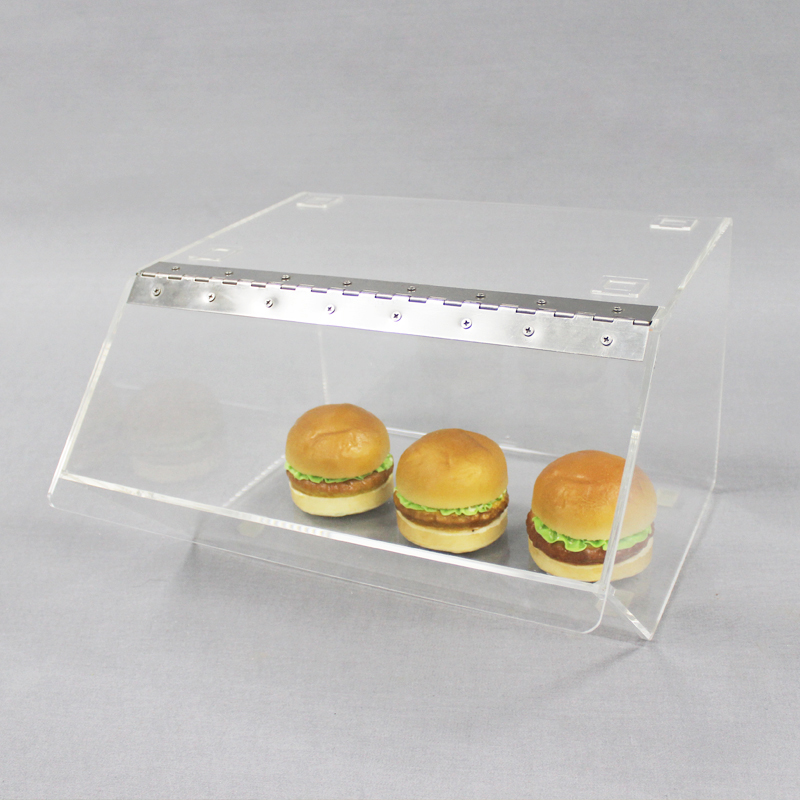 Hot Selling Acrylic Bread Box With Lid