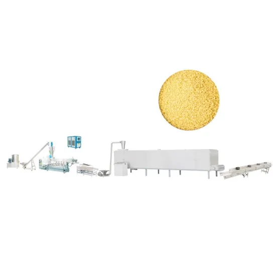 Advanced Processing Solutions: Hot-Selling Couscous & Fortified Rice Production Plant with Centrifugal Mixer, Twin-Screw Extruder, and Multi-layer Dryer
