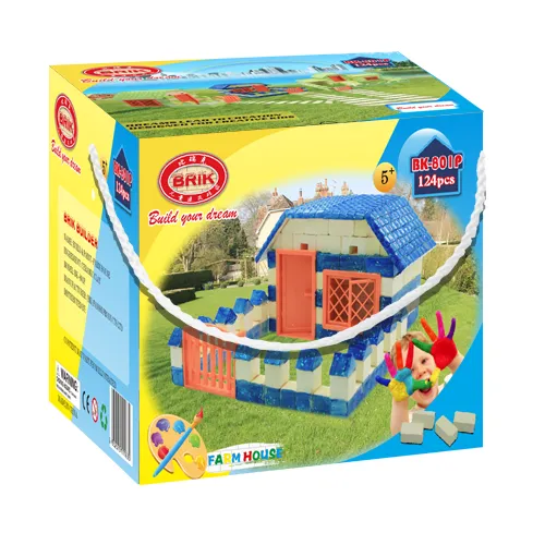 Build and Paint Farm House Construstion Toys