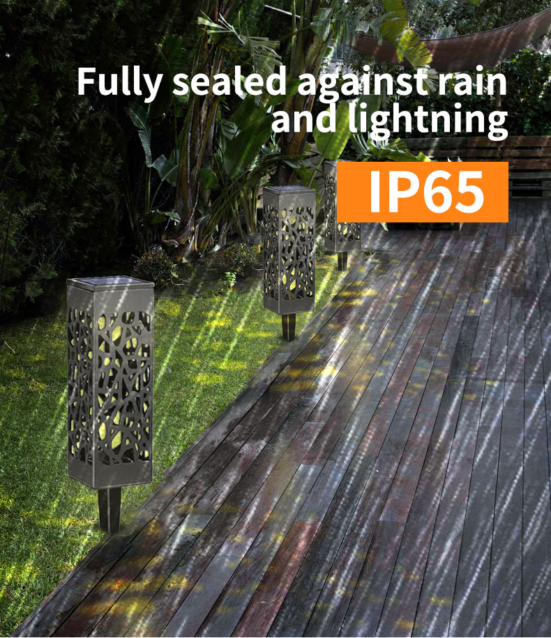 Waterproof Ground plug solar garden light