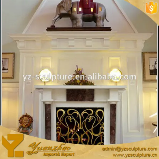 morden indoor stone fireplace parts for home decoration