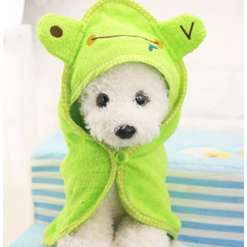 Puppy pet drying bath towel