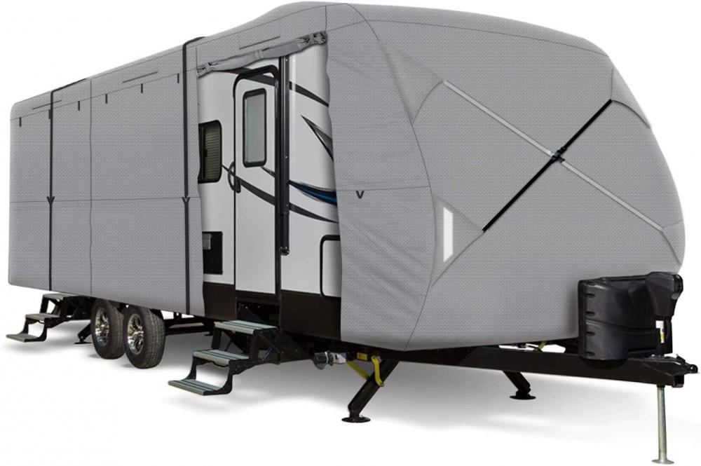 Αξεσουάρ Deluxe 4 Layers Travel Trailer RV Cover