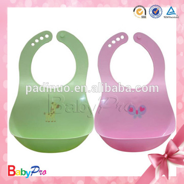 2017 Hot Sale Custom Baby Plastic Bib For Sale