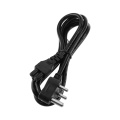 África do Sul C5 Mains Plug Black Power Cable