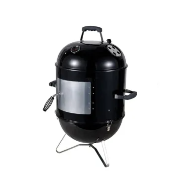 Wholesale 18 Inch Multifunctional Vertical Barbecue Smoker Portable Charcoal BBQ Grill for Camping Outdoor