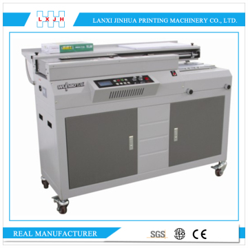 Perfect soft and hard cover hot melt glue book binding machine HL-50A+