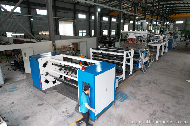 Línea de película de extrusión CPE CPP de 3000 mm