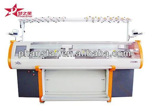 fully computerized sweater knitting machine/double system