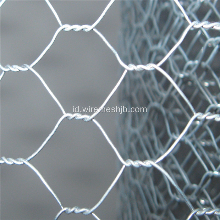 PVC Coted Hexagonal Wire Mesh Untuk Pertanian