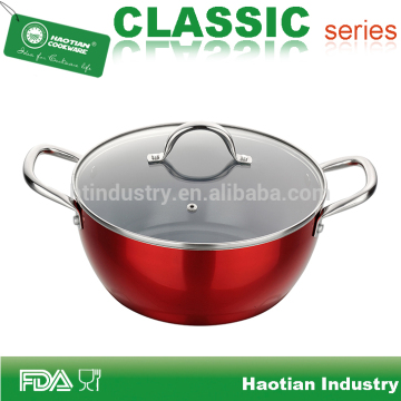 Mirror&Metallic aluminum Titanium Casserole