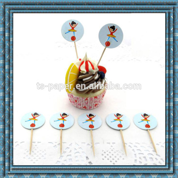 Beautiful design of Fruit & Cupcake topper/cake toothpick/wending cake topper